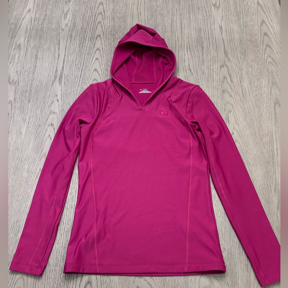 Under Armour Dark Pink ColdGear Armour Pullover Size M